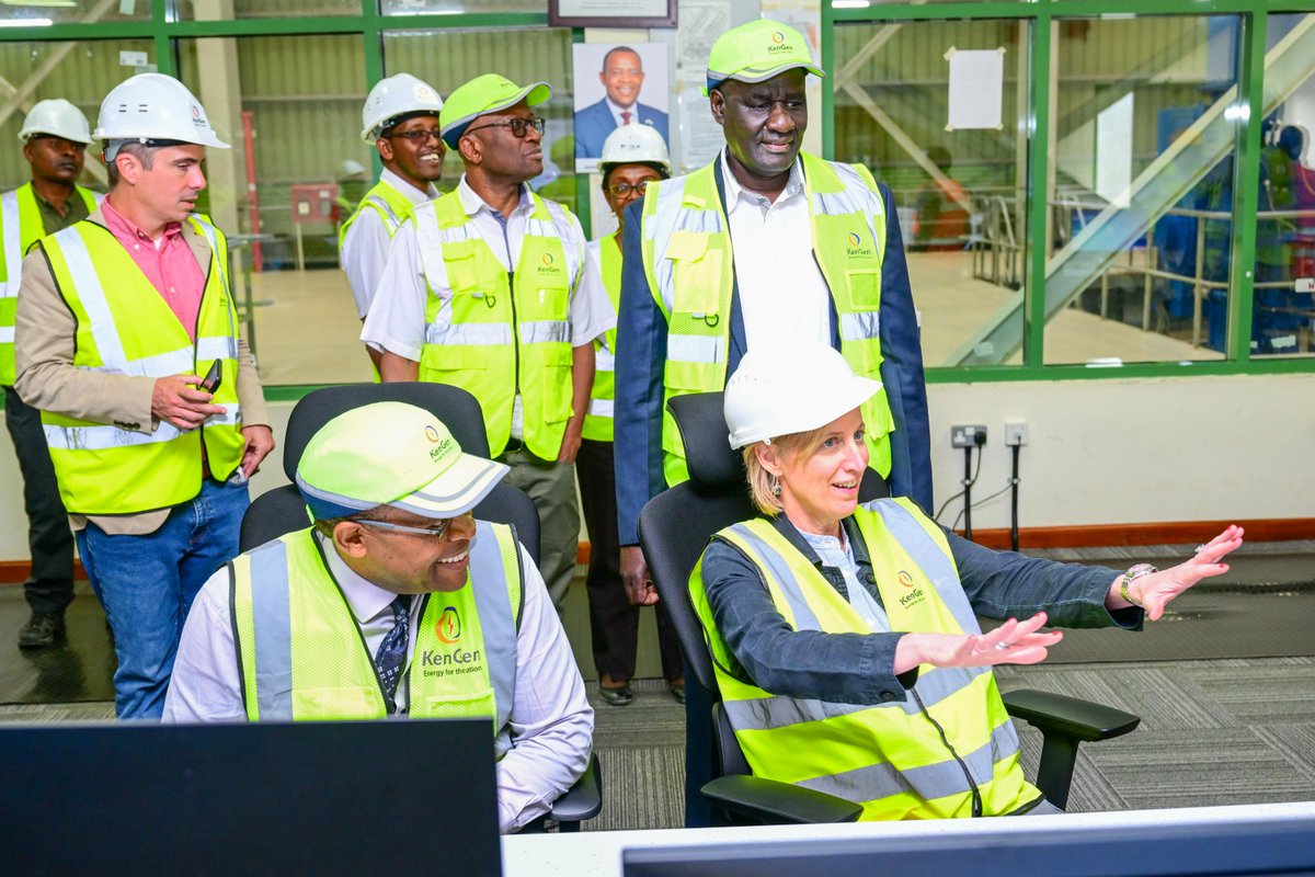 KenGenKenya's tweet photo. As Africa's leading renewable energy solutions provider, @KenGenKenya is working with global partners to unlock investments, and position Kenya as a regional leader in the clean energy transition. #KenGenPartnerships #EnergyDiplomacy #GreenEnergyKE ^EM https://t.co/wI2QFmDqhh