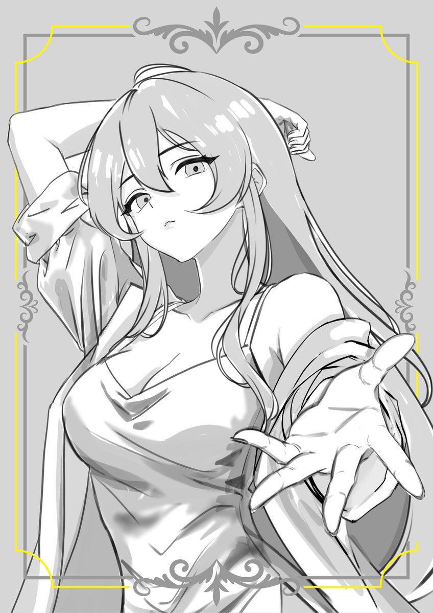 icedragxer's tweet photo. You guys know Esdeath from Akame Ga Kill? 
Do you guys want the color version? 🤤
#artmoots https://t.co/1qV7aYCAd2
