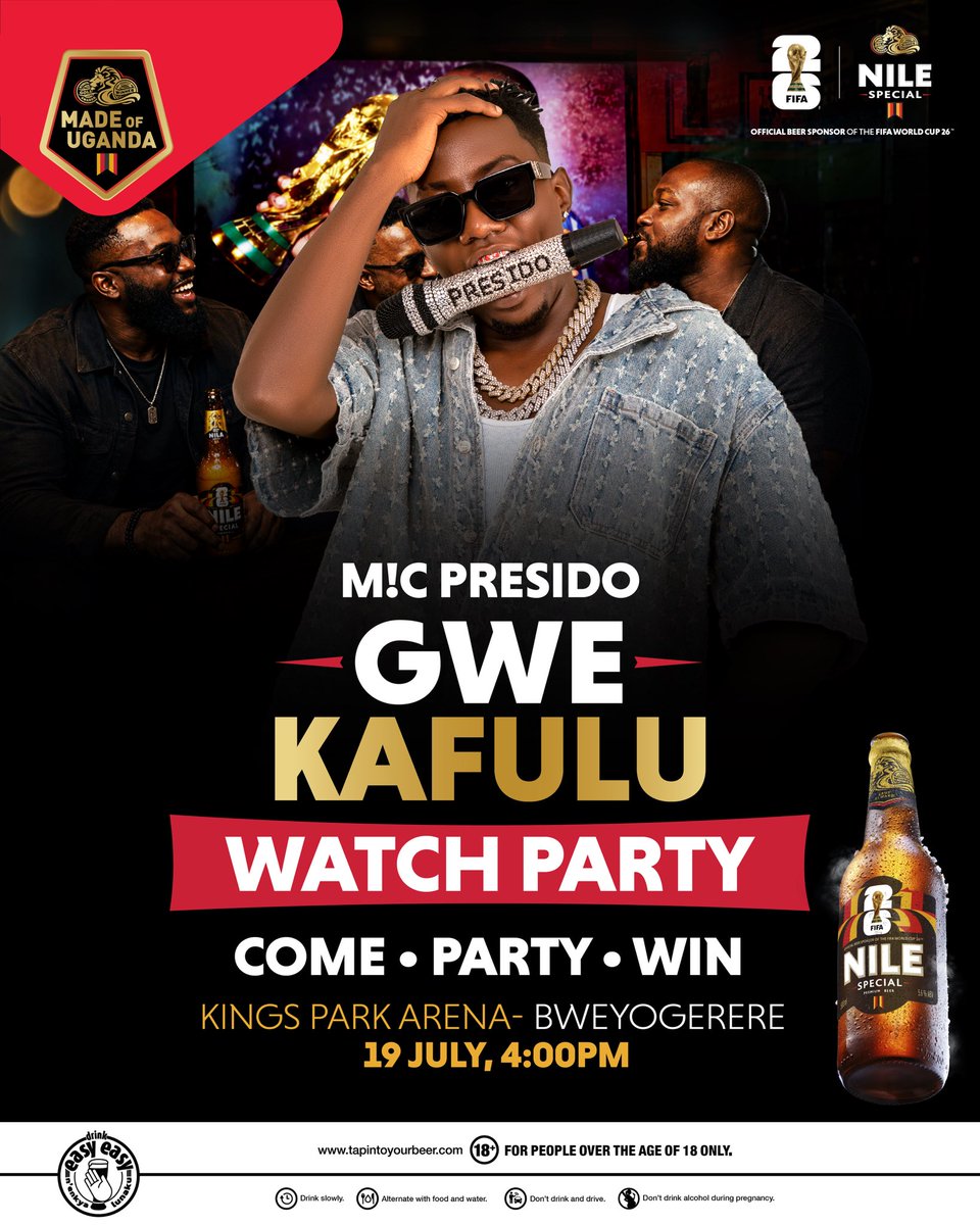 TheRugbyChill's tweet photo. And this Sunday 🔥🔥 for the #FIFAWorldCup2026 FINALE WATCH PARTY…The Acts !!
@CindySanyu_UG | @Daxvibes | @Iamtopboymc | MR SILVERBACK …

#NileSpecialWorldCup 
#GweKafulu 
#FIFAWorldCup2026 
#TheRugbyChill https://t.co/y5ipjKHdyg