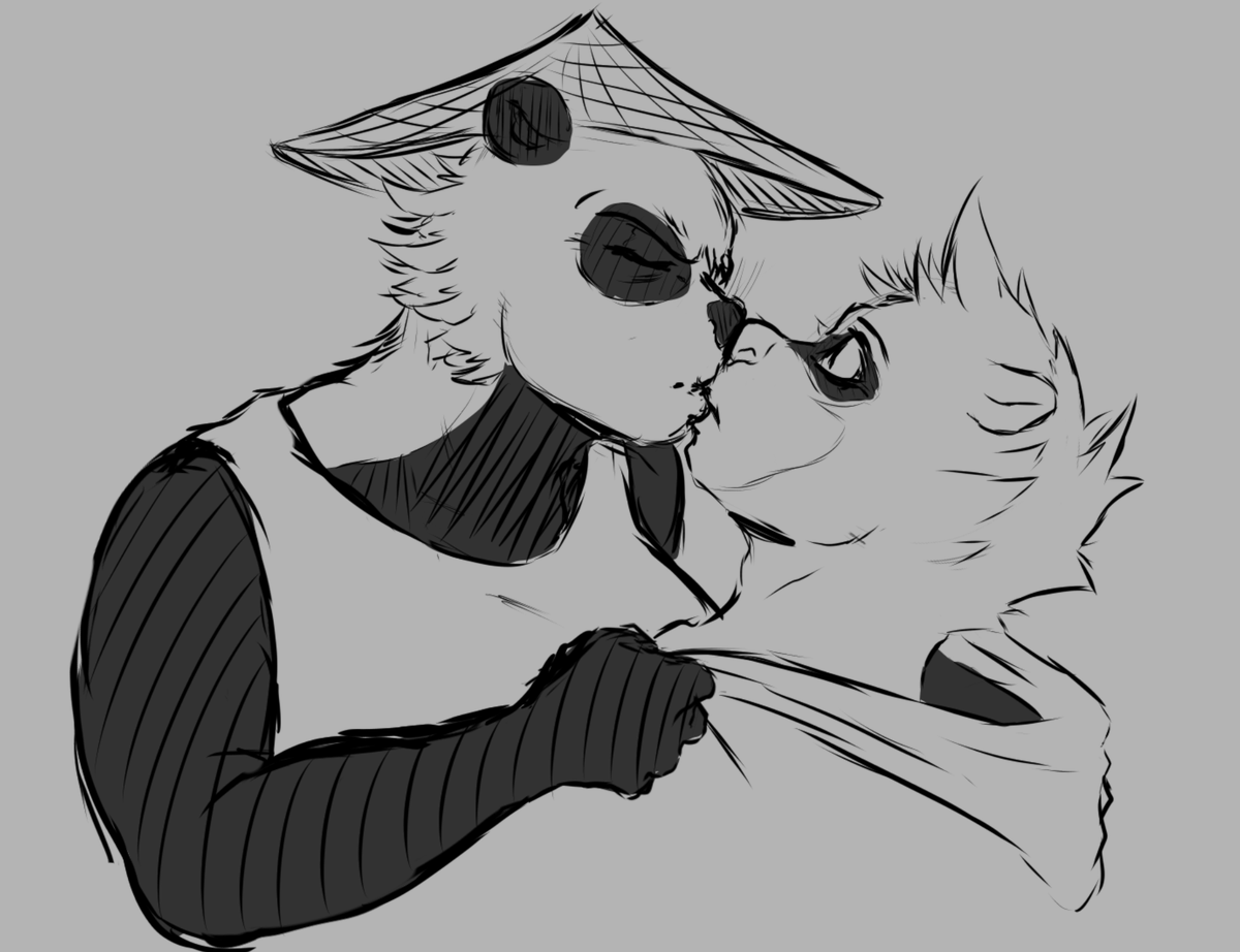 RizardLiz's tweet photo. This sorta just happened don't ask lmao #htf #happytreefriends #htfkapow #pandamom #htfoc #fanart https://t.co/zqB8pBkOVv