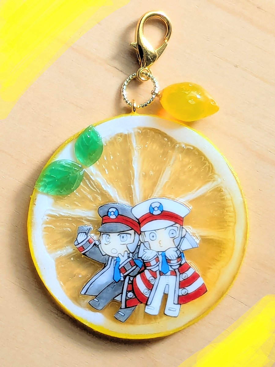 💛ゆらゆらﾁｪｷ🍋ﾁｬｰﾑ💛 ﾁｭｯ▽と📸△でﾁｪｷにしました🌺 以前の🍋〼イベ