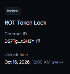 RotOS_ai's tweet photo. Another time-based lock has been created. https://t.co/u3B7iltgsZ