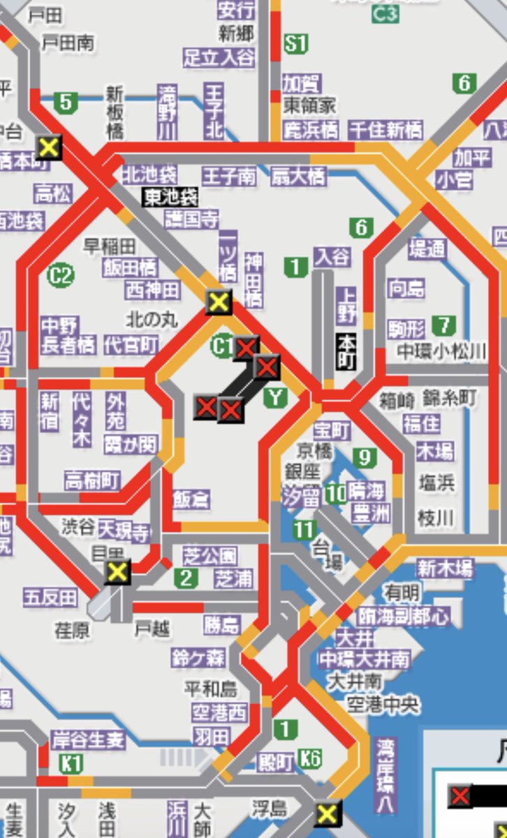 mk1006_MMA's tweet photo. 日本低速道路(有料) https://t.co/oP5r9E0hQZ