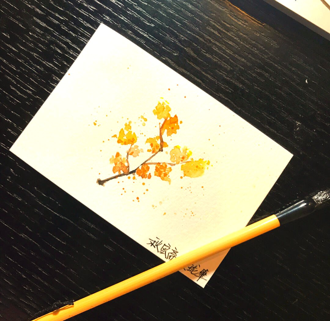 juve_0123's tweet photo. New hobby alert! Try 15-minute daily watercolor sketching—no fancy skills needed, just grab a pen and paper, and turn small moments into art. https://t.co/y1JaKvPomb