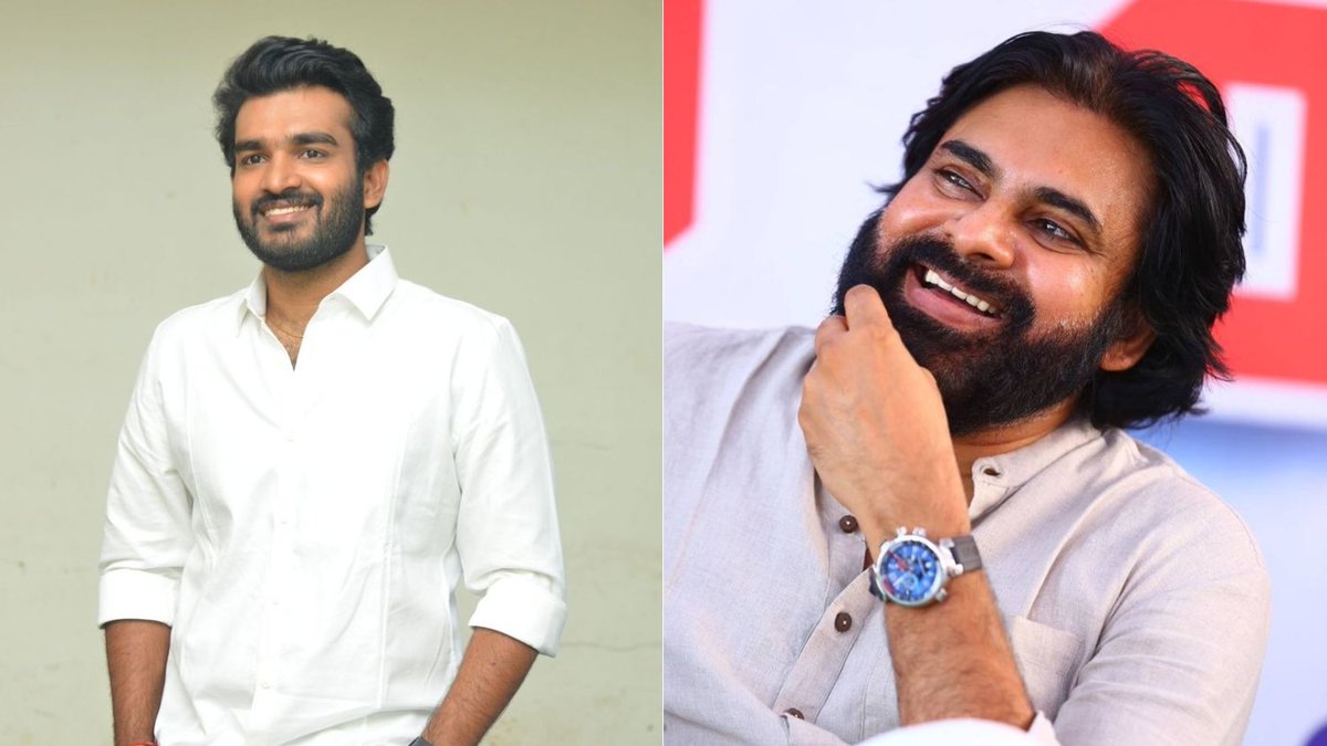 Filmyscoopss's tweet photo. Interviewer: "You seem to change your favorite hero depending on the occasion. Sometimes you say #PawanKalyan, other times #JrNTR."

#KiranAbbavaram : "My only favorite hero has always been #PawanKalyan. I've been his fan since my college days, and that has never changed." https://t.co/zDAMWPqCW8