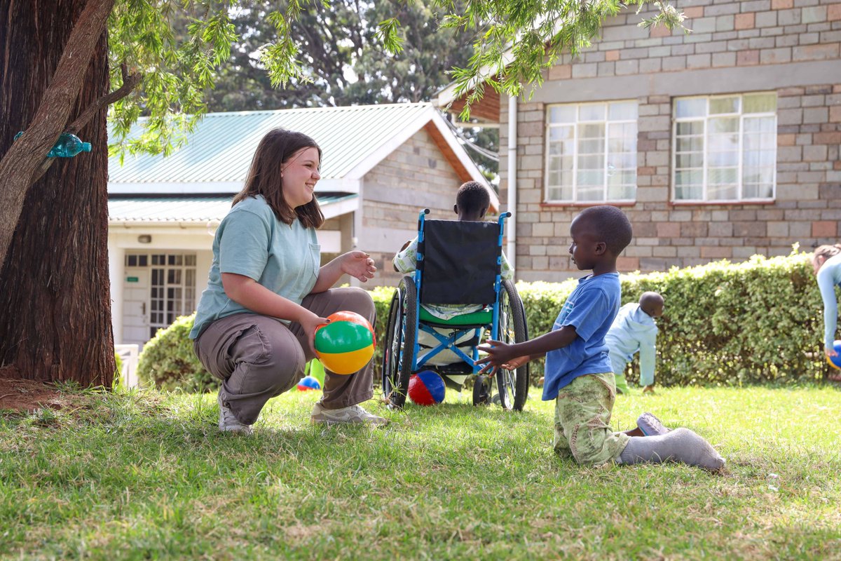 CURE_Kenya's tweet photo. Here is our #WeekInPhotos 
1. Wisdom stays active playing ball as he awaits his next casting. 
2. Visitors from Woodmen Valley Chapel join in the dance 
3. Aaron enjoys playing with a bubble toy alongside his new friend. 
4. Stretching and Relaxing Together. https://t.co/7fuDQi0FX0