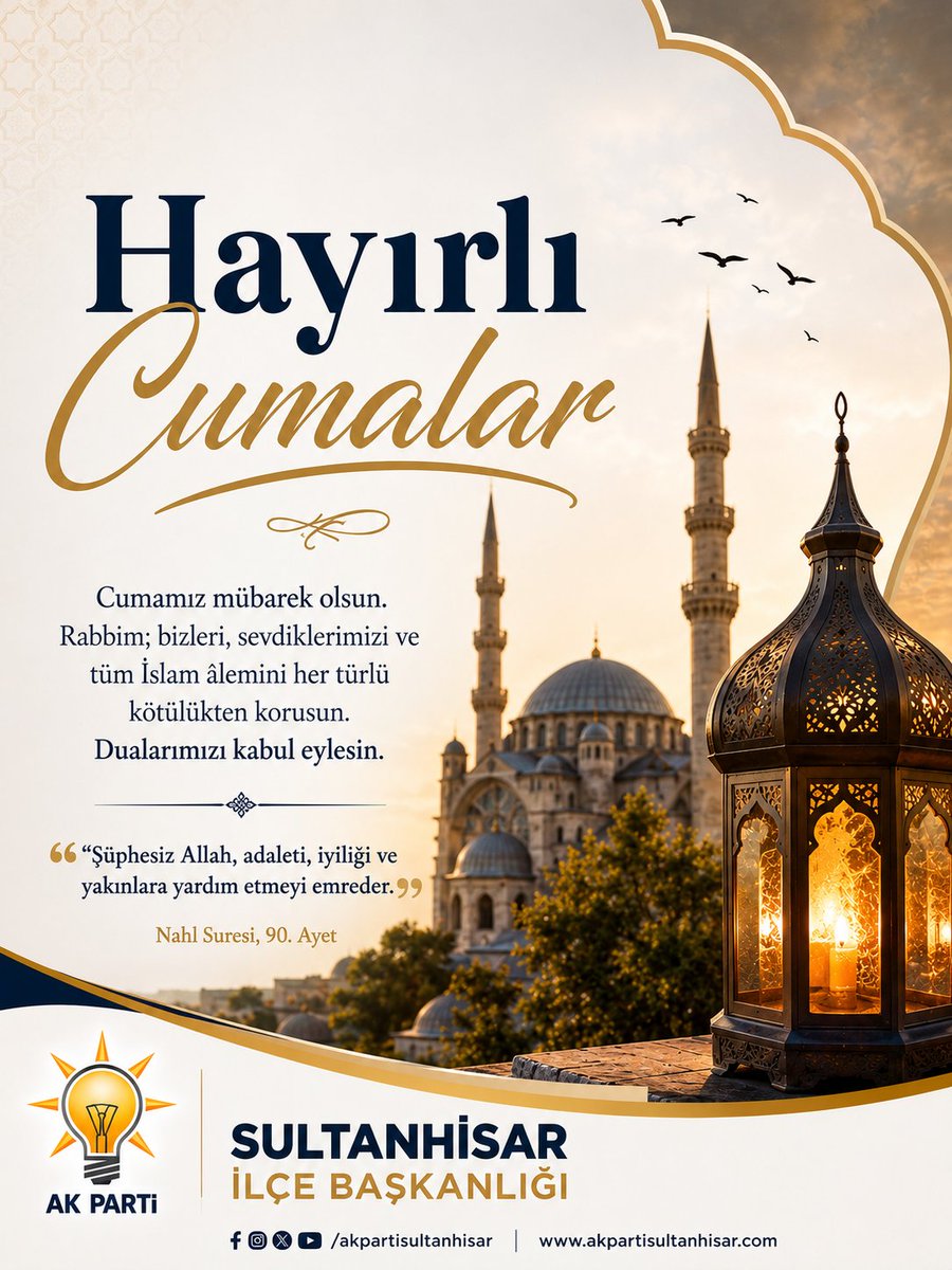 sultanhisarak's tweet photo. Allah'ın rahmeti ve bereketi üzerinize olsun.  Selam ve dua ile hayırlı cumalar... https://t.co/u1rhuz1qby