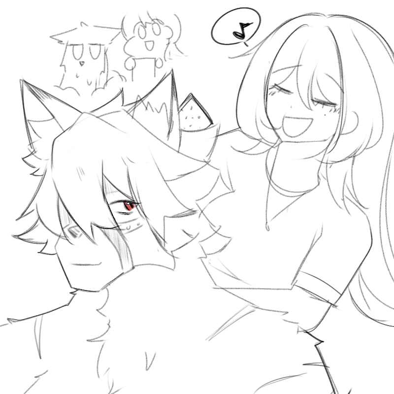 luunadoodles's tweet photo. ZZZ!Luuna is actually a pretty silly character to write https://t.co/f7MifHSA4R