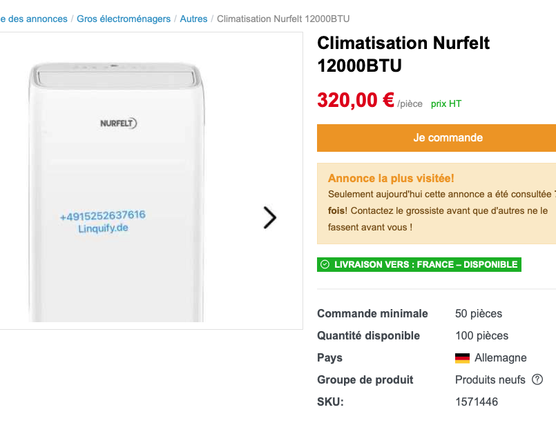 _bien_commun's tweet photo. Dites @laurentwauquiez, vous achetez 1500 climatiseurs à 320€ HT, soit 384€ TTC, et vous expliquez que ça coûte 1,5M€.
Où sont donc passés les 924 000 € d'écart ? https://t.co/0O2NQRRnm2