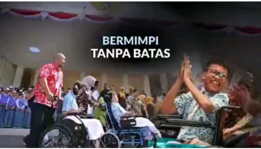 junieko75's tweet photo. Sebanyak 164 Siswa Institusi Disabilitas Indonesia (INDISI). 
Keterbatasan Fisik Tidak Menyurutkan Senyum dan Mimpi Besar 
_(Sumber Informasi Sosial Media Sekretariat Kabinet)_
@YandriSusanto
@KemensetnegRI

#KementerianDesaPDT
#BPSDMKementerianDesaPDT
#BangunDesaBangunIndonesia https://t.co/8bZNIwxIho
