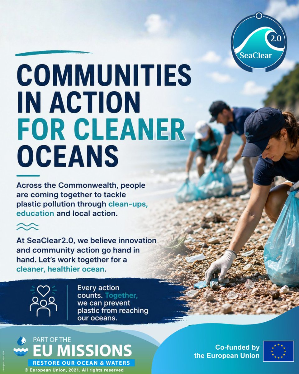 seaclearproject's tweet photo. 🌊 Protecting our oceans takes more than technology…it takes people.

If you're looking for ideas to organise a clean-up or inspire action in your own community, explore the campaign's free resources and practical guides.
🔗 https://t.co/l4KpBb0bnN

#SeaClear2 #MarineLitter https://t.co/TVrPe730dc