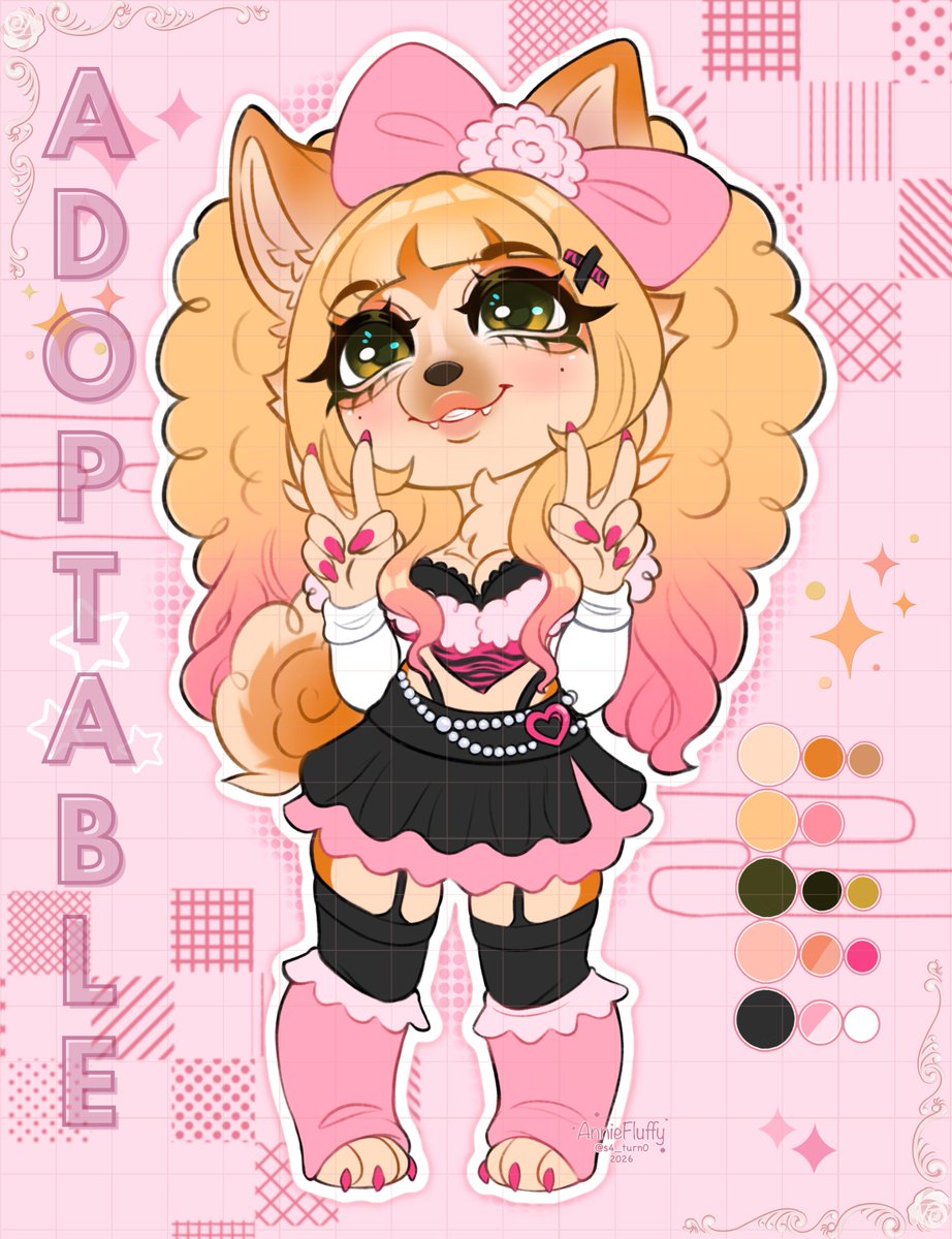 s4_turn0's tweet photo. Shiba Inu Gyaru Adoptable avaible!🎀
Fix Price: 30 USD  

Buyer will receive:   
♥︎Watermark-free Full-resolution image.  
♥︎PNG image with transparent background.  
♥︎ Commercial use + full ownership rights.    
❤️ and 🔃 are very appreciated. https://t.co/nxI749FBYr