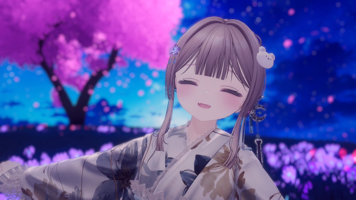 iyu_desu's tweet photo. 浴衣ー！
 #VRChat  #VRC https://t.co/MYzO5XEjEA