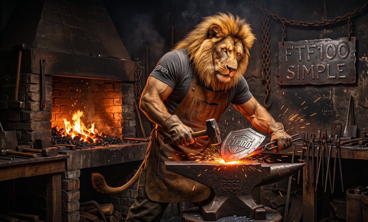 FTFflip100's tweet photo. βοΈ GREAT THINGS AREN'T FOUND.
THEY ARE FORGED.
#FTF100 SIMPLE. https://t.co/d4z5ugjX0V