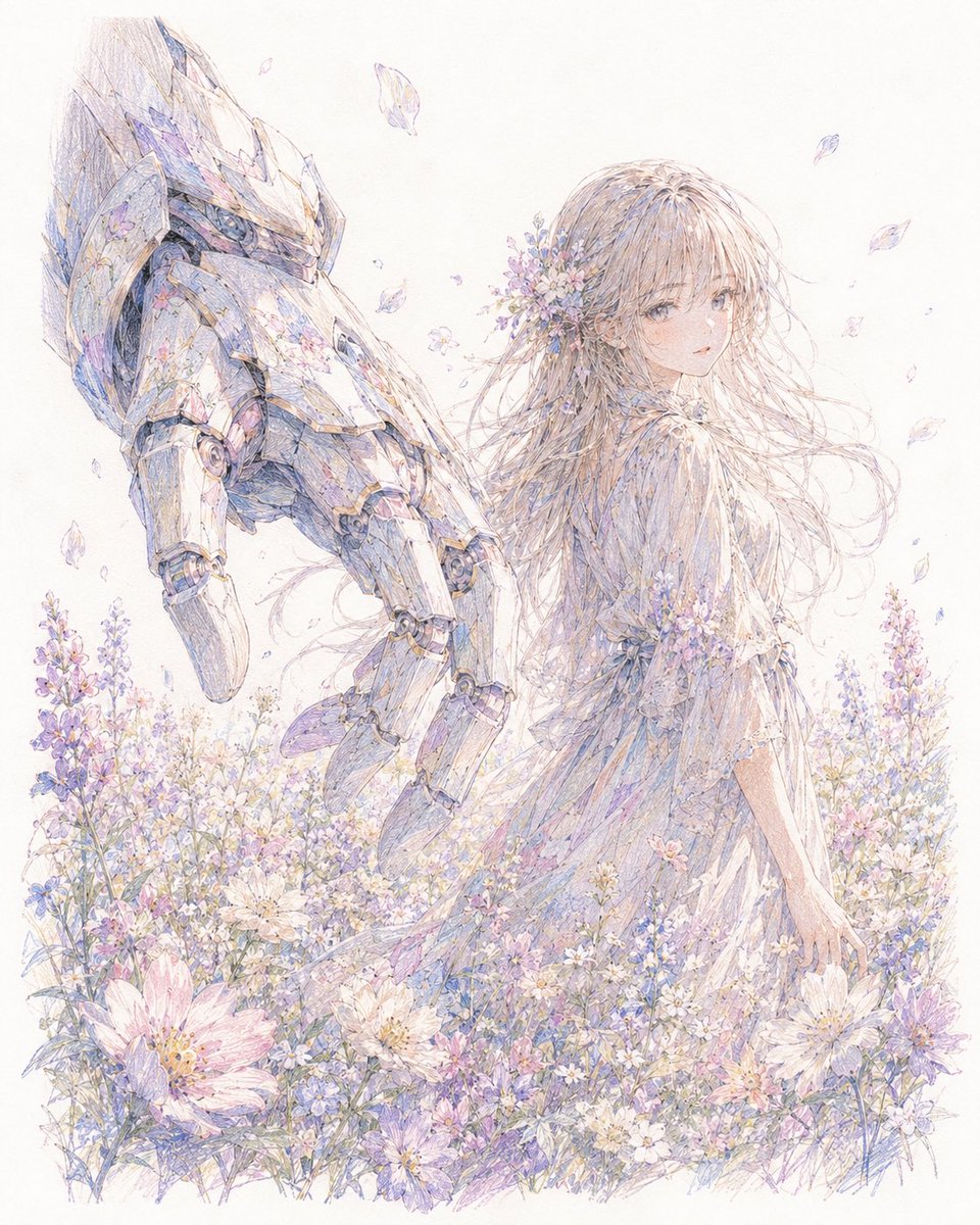 色鉛筆画
