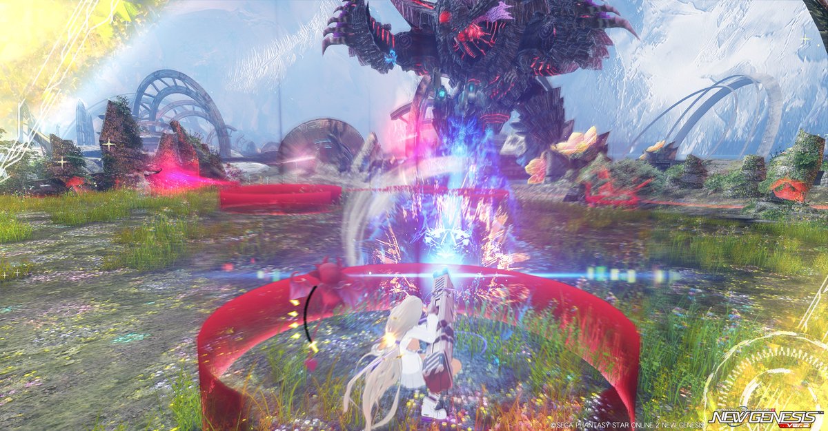 extradosed's tweet photo. #PSO2NGS 期間限定クエスト周回のタスク完了、最後の1回はまさかの10分かかる回だったけど。経験的に近接多いと遅い印象かな。逆に猛者多いと5分位で終わる。 https://t.co/mNhlOjXcIf
