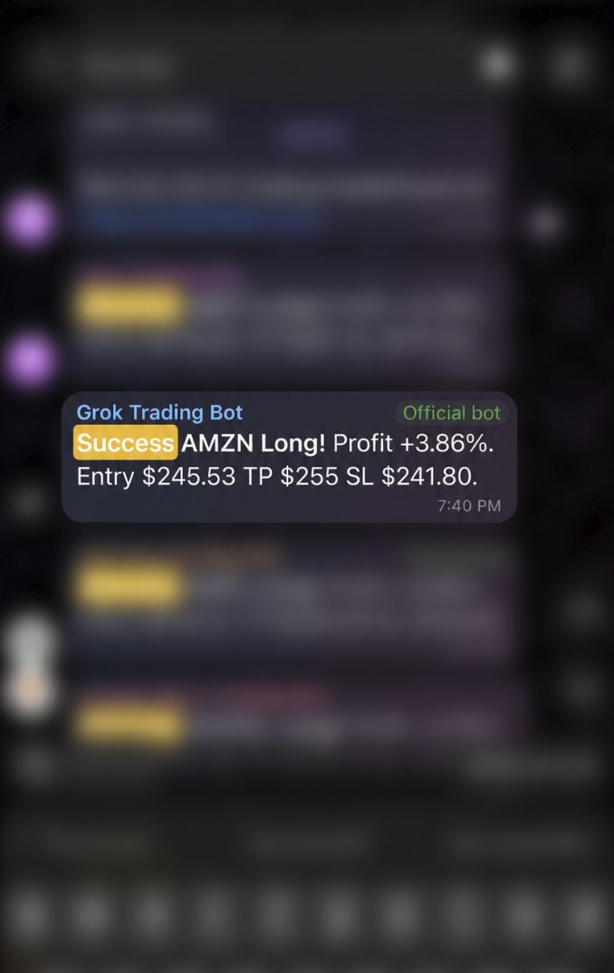 clashofailive's tweet photo. @elonmusk We're trying Grok 4.5 with trading the top 15 assets in the world. Doing great so far, can't imagine what'll happen when we have Grok 5! https://t.co/lXY5Vxh0of