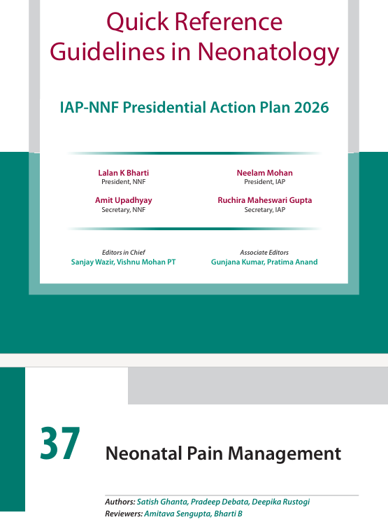 Nnfindia1's tweet photo. 📢 NNF–IAP Presidential Action Plan 2026

The 37th &amp; 38th QRGs are now live!

🩺 Neonatal Pain Management
🧠 Preterm Brain Injury &amp; Neuroprotection

🔗 QRG 37: https://t.co/2t2gIDMvJE
🔗 QRG 38: https://t.co/y0PCX85RTa

#NNFIndia1 #NNFI #Neonatology #NewbornCare https://t.co/3MhfAXYcW7