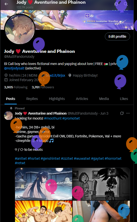 Jody ♥️ Aventurine and Phainon tweet media
