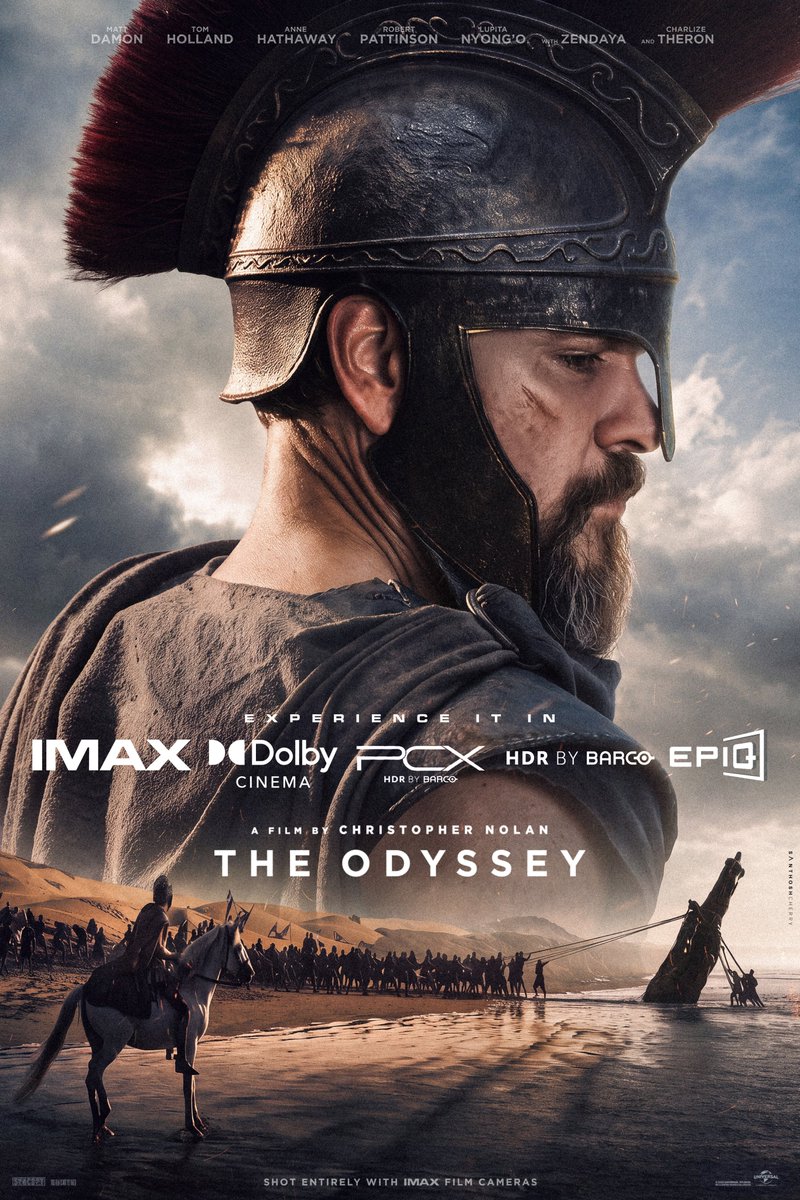 ThinkPosters's tweet photo. #TheOdyssey Experience It In

@IMAX @DolbyIn @PrasadsCinemas @amb_cinemas @ARTCinemasOffl ✨ 

A @SanthoshCherrry FanArt 📷

@odysseymovie
#IMAX #DolbyCinemas #PCX #BarcoHDR #Epic https://t.co/Go3gDdXxPJ