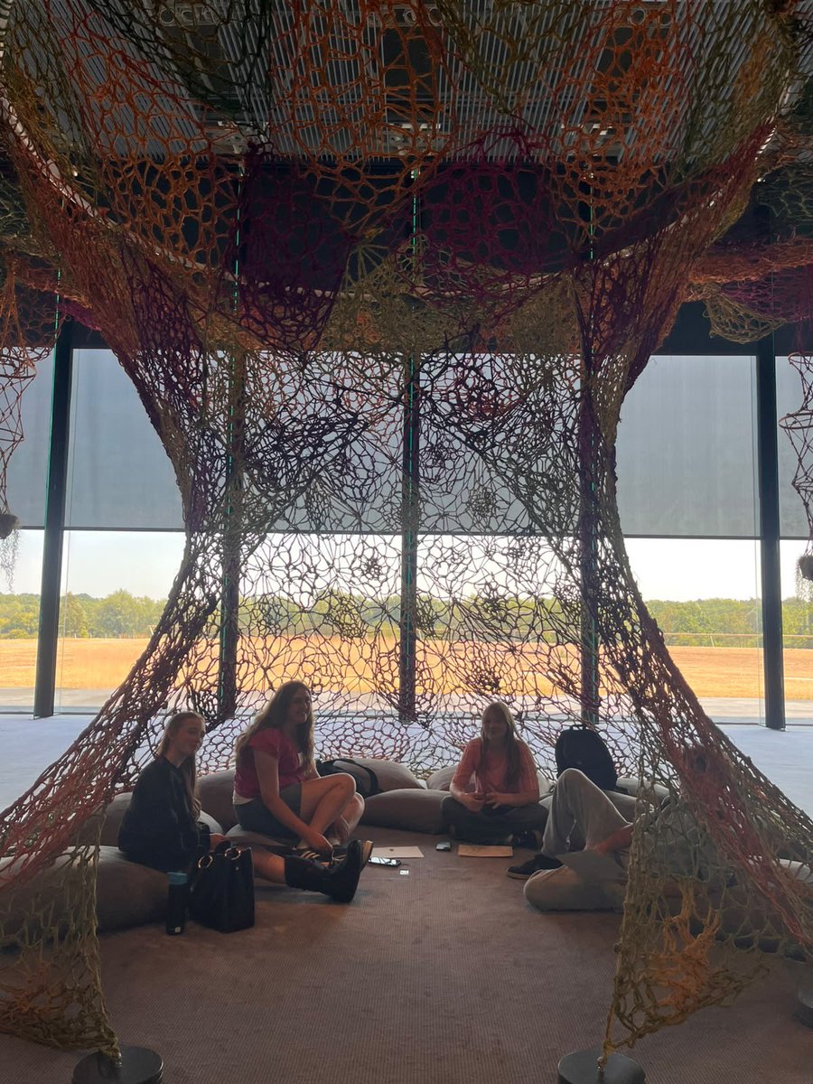Venture_Create's tweet photo. Students were exceptional at the Sainsbury’s Centre in their workshop and gallery tour @OrmistonVenture @scvaLearning https://t.co/GmD81jWl0z
