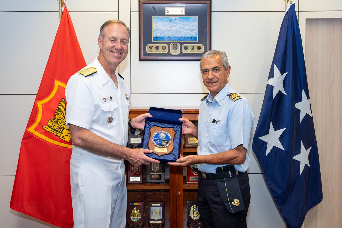 JFC_Naples's tweet photo. 🤝DSACT Visits JFC Naples

On July 15, Deputy Supreme Allied Commander Transformation, General Aurelio Colagrande, visited JFC Naples. Following military honours and meetings with leadership, the General received strategic briefings on JFCNP operations and missions like NATO Mission Iraq, the NSD-S HUB, and partner cooperation.

#WeAreNATO #JFCNaples #StrongerTogether