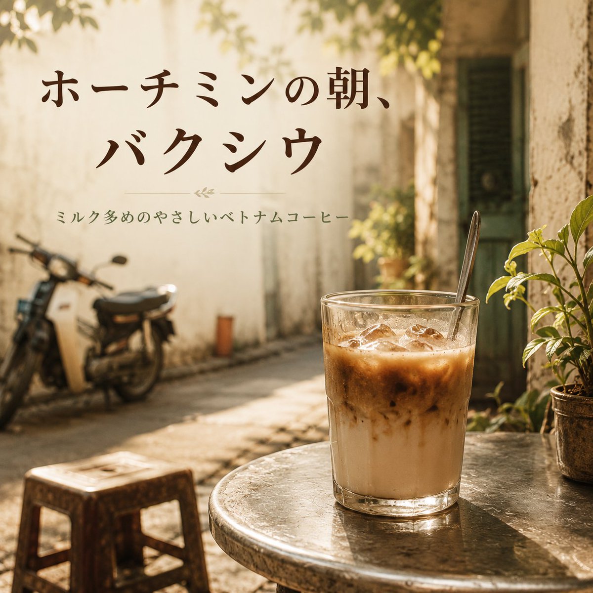 thenattofficial's tweet photo. 🇻🇳「バクシウ（Bạc xỉu）」をご存じですか？

コーヒーよりミルクを多く使った、甘くて飲みやすいサイゴン生まれの飲み物です☕️

にぎやかなホーチミン市で、ゆっくり楽しむ穏やかな一杯。

濃いベトナムコーヒーとバクシウ、どちらを飲んでみたいですか？😊 https://t.co/2y8I48Umj8