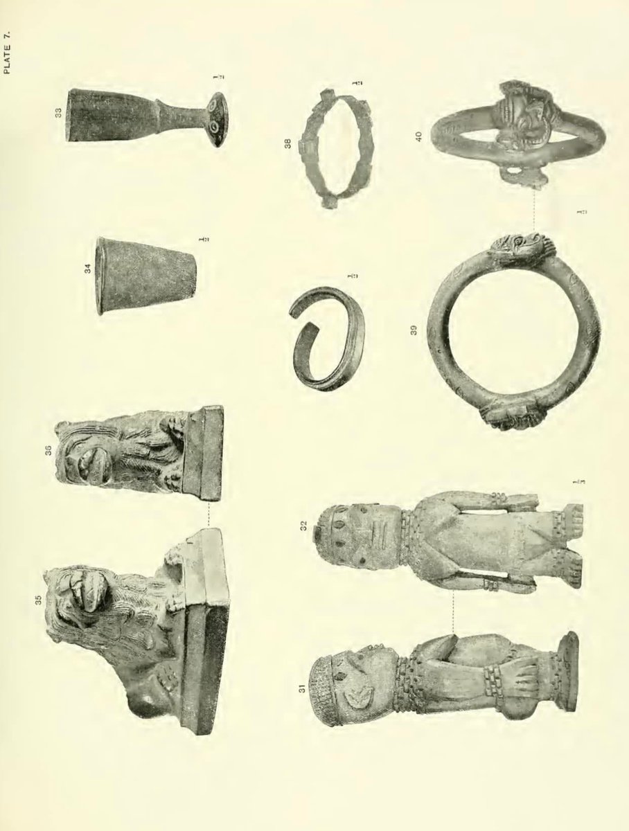 AgbontaenN7387's tweet photo. Benin Arts, 15th-16th Century.

Source: ANTIQUE WORKS OF ART FROM BENIN, COLLECTED BY LIEUTENANT-GENERAL PITT RIVERS, D.C.L., F.R.S.. F.S.A.
Inspector of Ancient Monuments in Great Britain.
Circa: 1900AD https://t.co/HL9Scxeknu