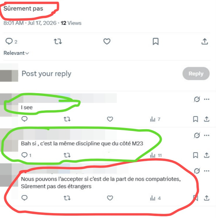 MlySumaili's tweet photo. Si par le hasard géopolitique l'AFC se dirige vers le Nord, vous verriez les #ADF &amp; #Codeco être soudain sanctifiés comme réservistes.
Le dossier à l'ONU est solide, mais la data du terrain et des réseaux sociaux vient déchirer les rapports bien rédigés. Le cliché devient data. https://t.co/TJVnBRGG0N