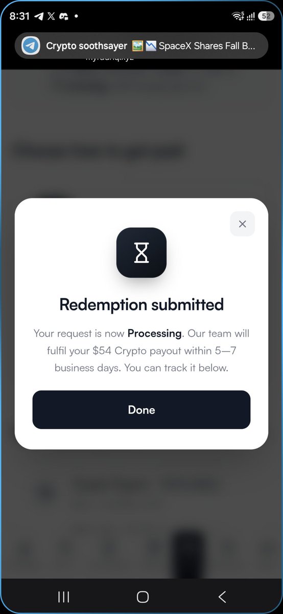 bashorunedward's tweet photo. I made another cashout request of $54 from the quoted Alpha below 👇.

It's still actively paying 100%.

And it cost $0.

Full guide here; https://t.co/J8d0p7ZFBd https://t.co/TP01wOHkN9