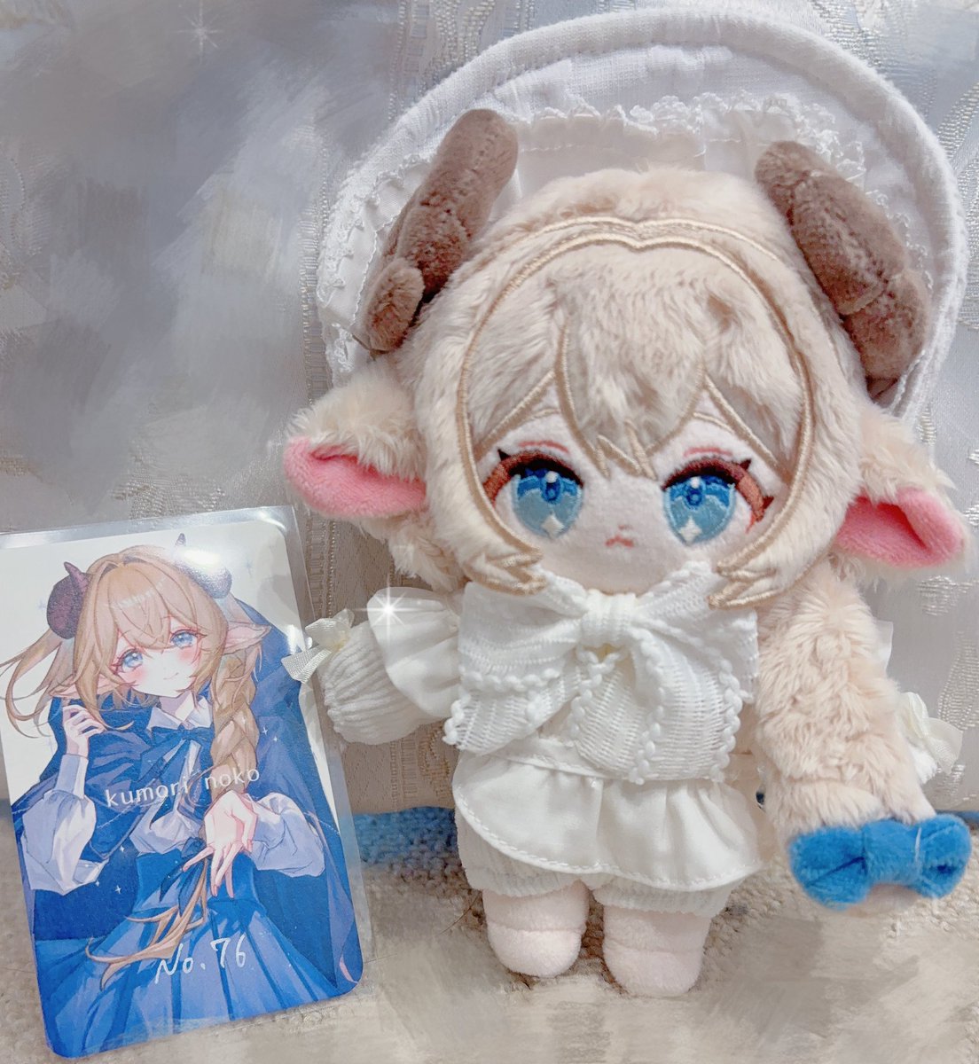 Nui_Ure's tweet photo. ご縁があって曇りのこちゃんお迎えしました> ̫<♩
美人さんでとても可愛くて癒されます🐑⸒⸒
大切にします✨️
#くももぬい https://t.co/hZl3D02EN6