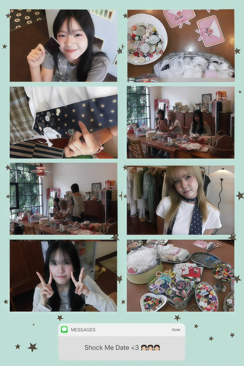 shockmegirls's tweet photo. Our funniest date ever! <(˶ᵔᵕᵔ˶)>💯

Shock Me Date! 💘 |  Blythe x Grape x Luksorn
#ShockMeDatexBlytheGrapeLuksorn 
📍https://t.co/KmCJXgIj8J

#ShockMeGirlsTH
#BlytheBNK48 #GrapeBNK48 #LuksornBNK48 https://t.co/OAAgnNhjnX