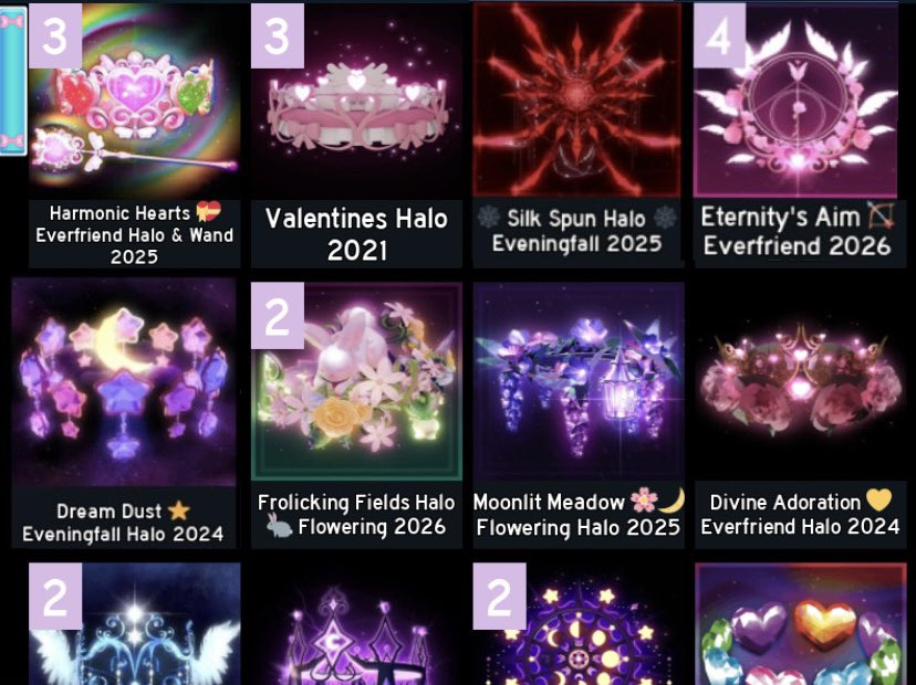 keyysperlize's tweet photo. selling royale high halos 💕

paypal • cashapp • zelle • robux 🌸

dm or follow if interested since comments are off 💌

#RoyaleHigh #RHTrading #RHTC 
#RoyalehighValks https://t.co/XCETaN9cBn