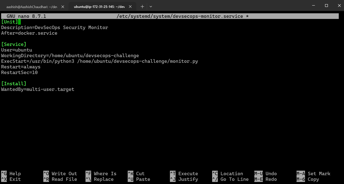 aashishhq's tweet photo. #LSPPDay47 — Log-based security alerting is live! My monitor detected failed login attempts and rate limit hits in real time, firing alerts automatically. Running as a systemd service on EC2 
 @lftechnology #60DaysOfLearning2026 #LearningWithLeapfrog https://t.co/GPHhaQd5zE