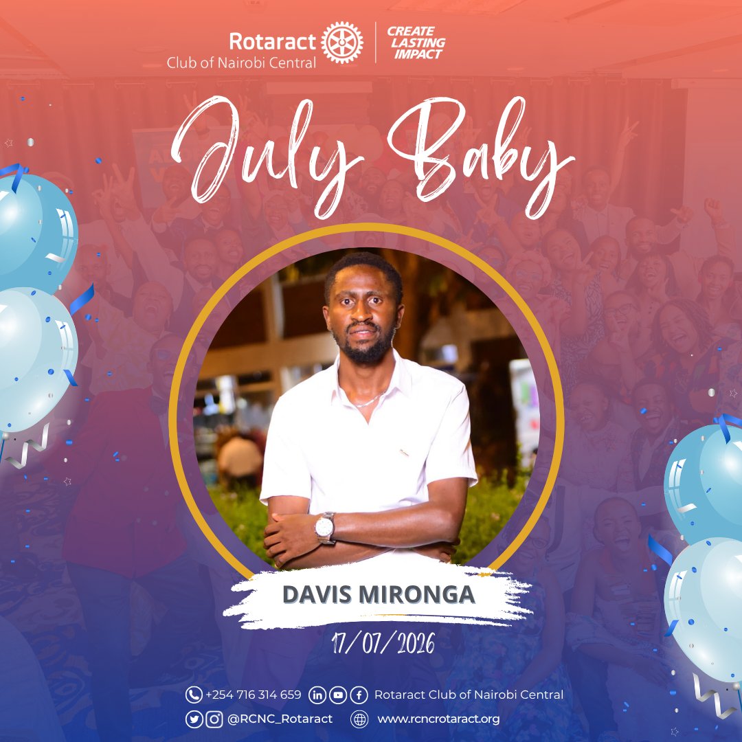 RCNC_ROTARACT's tweet photo. Some people make noise.
Others make history.
Davis Mironga has never needed the loudest voice in the room.
His work has always done the talking.
Through quiet dedication, unwavering consistency, and a relentless commitment to excellence, he's helped transform the I.S. Docket in https://t.co/PJo5aDD6CW