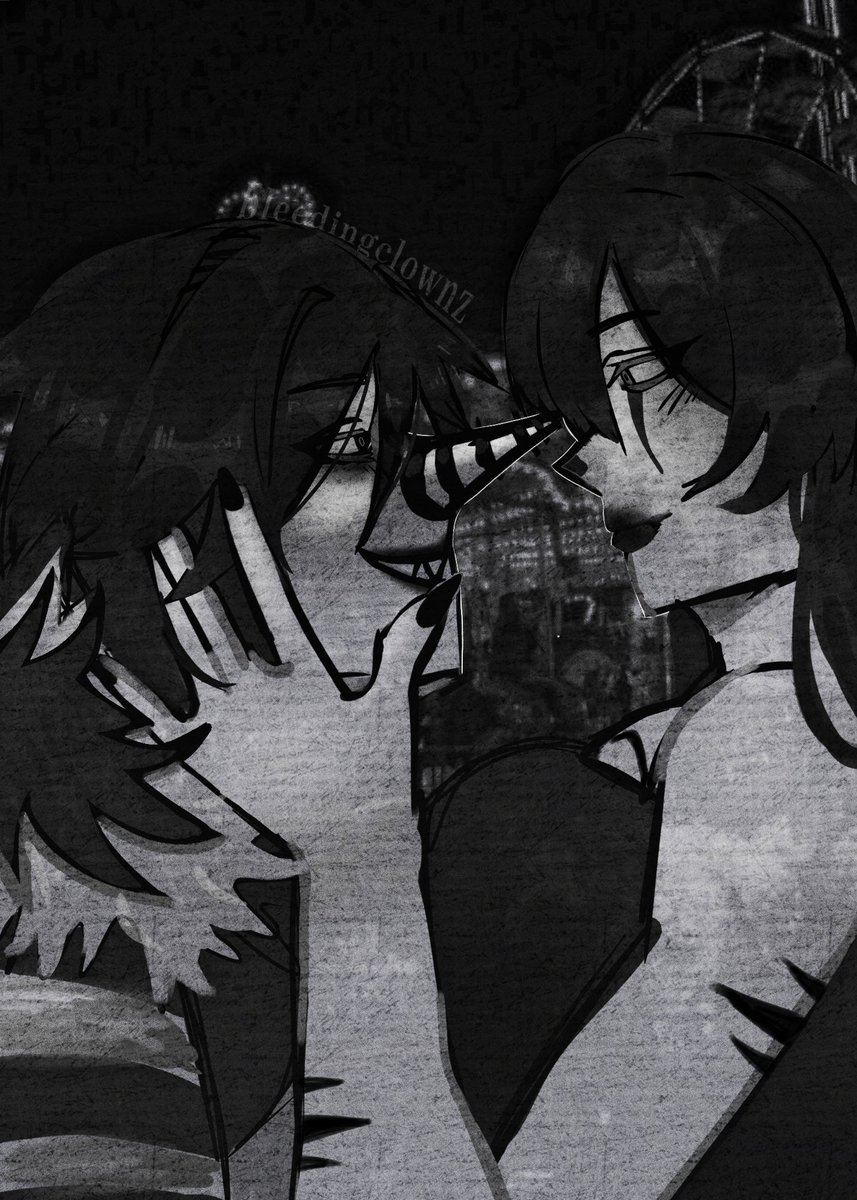 bleedingklownz's tweet photo. yumeship art again ♡ doubles iwc / dni !! 

#creepypastatwt #horroryume #crptwt #yumeship #yumetwt #laughingjack https://t.co/ptHTyyXjzi