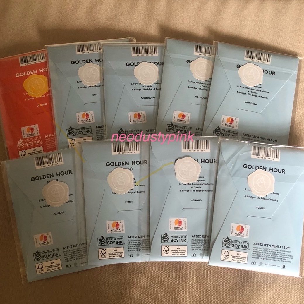 neodustypink's tweet photo. พร้อมส่ง 🦊 ATEEZ
POCAALBUM GOLDEN HOUR PT.3
มีทั้ง ateez ver และ member ver

อัลบั้มละ 90
ค่าส่ง 30 

ซื้อไปแกะลุ้นกันเองได้เลยค่า 💖
📥 dm

#ตลาดนัดเอทีซ #ตลาดนัดateez https://t.co/gJyRT5xRsn