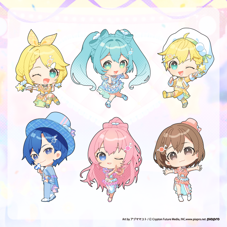 creco_tweet's tweet photo. アズママコト（@adumako_）さんが手掛ける描き下ろしミニキャラはこちら！ https://t.co/iqWmuPvQ01