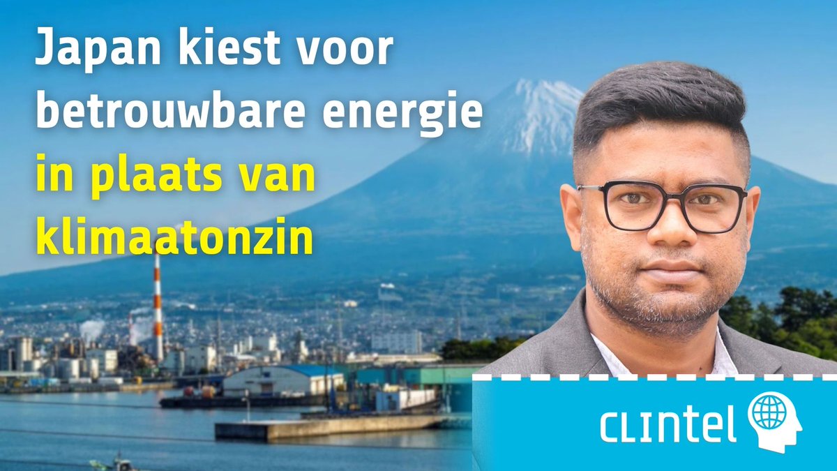 ClintelNED's tweet photo. 🚨 Japan draait de energietransitie terug.

Jarenlang stuurde het land op CO₂-reductie, waterstof, windenergie, EV-subsidies en het afbouwen van steenkool. Nu kiest Tokio voor olie, gas, steenkool én kernenergie. Waarom? Omdat energiezekerheid en een concurrerende industrie belangrijker blijken dan klimaatretoriek.

#Japan #Energie #Klimaatbeleid #NetZero #Clintel