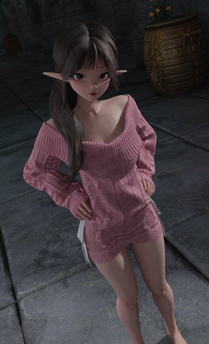 ArtsGost's tweet photo. おしゃれなエルフ 😅😊🥰
#Cuteelf #Character #SkyrimSE #エルフ #ファンタジー写真 https://t.co/6fFELMoPYg