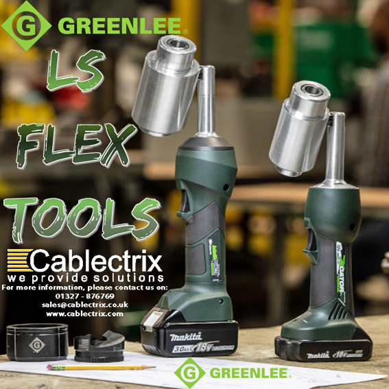 Cablectrix's tweet photo. ⚡ Punch cleaner, Work faster

The @GreenleeTools  LS-Flex Knockout tool delivers clean, accurate holes with a compact flexible design built for electricians &amp; panel builders.

📘 Product:
 https://t.co/zIPvRNTPEZ
📖 Guide:
 https://t.co/Iq6bmzxUbv

#Greenlee #Electricians https://t.co/blbL3uqtFv