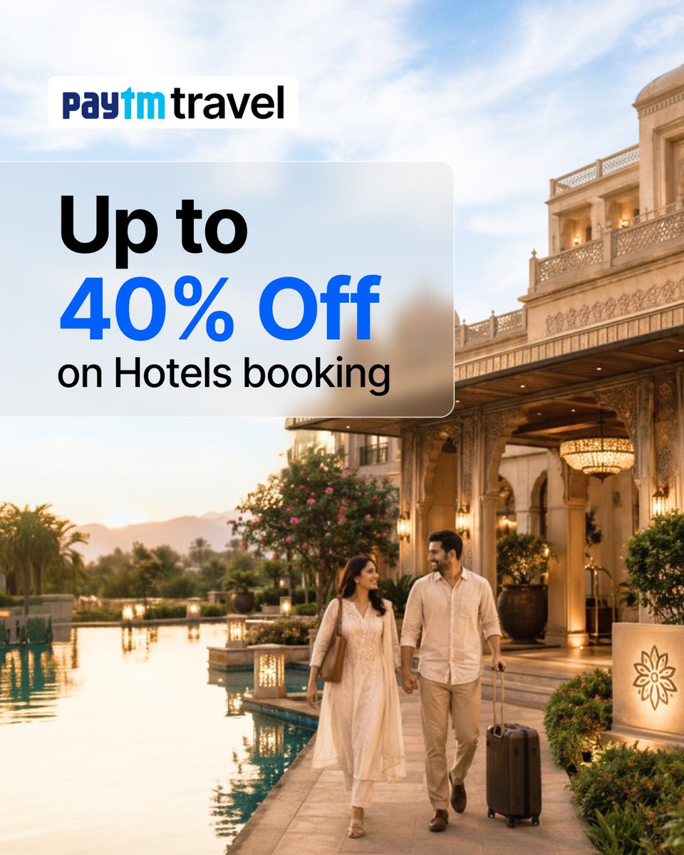 Paytm Travel tweet media