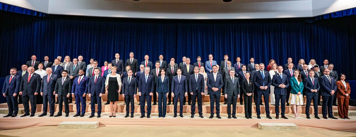 HoxhaFer's tweet photo. 📍Washington D.C. -- Pleased to represent #Albania at the #Ministerial on the Resurgence of Political Terrorism, convened by Secretary of State, Marco Rubio, alongside representatives from more than 60 countries.

Key messages from my remarks:

• Political extremism and use of violence to achieve political objectives constitute a direct attack on democracy itself. Albania's position is unequivocal: in a democracy, there is neither place nor justification for violence as a political tool.

• Our own history reminds us what is at stake. Once a brutal communist dictatorship, living in a world without light and without hope, today an established democracy, a committed #NATO Ally, a candicate to soon join #European Union and a close partner to the United States, we in Albania know the price of freedom and the importance of defending hard-won democratic values.

• We must strengthen #democratic resilience, counter foreign information manipulation and interference, confront state-sponsored threats, including malicious cyberattacks, and deepen international cooperation. 
Having faced sustained cyber and hybrid attacks by #Iran, Albania has developed significant resilience and capabilities, an area where continued vigilance and investment are essential.

• International cooperation is indispensable. In today's interconnected world, no country is immune. #Democracies speak the same language. They must therefore cooperate more closely, share information, exchange best practices, and mobilize all available tools to address the common challenges that threaten our security, our institutions, and our democratic way of life.