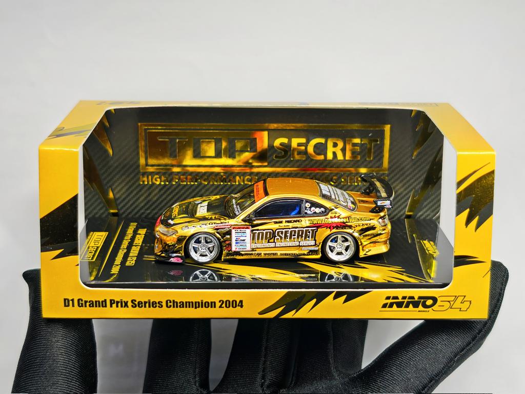 inno 1/64 top secret nissan silvia s15 d1gp 2004 #diecast64 #topsecret