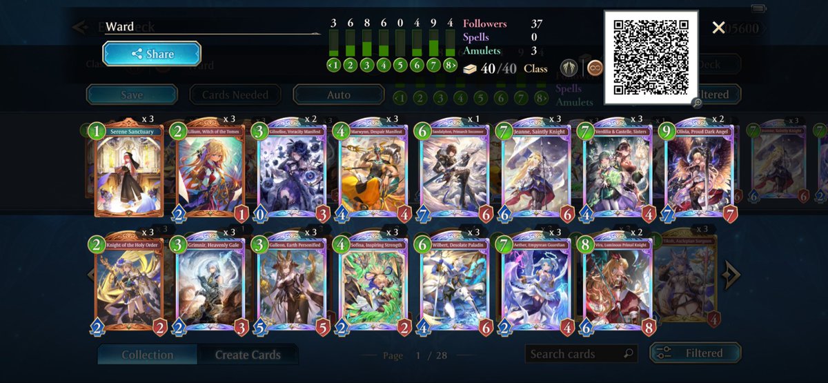oscmanga's tweet photo. Made it to GM using a mix of Pure Rally and Evo Rally Sword, and also Unlimited Ward Haven.

I think Pure Rally is generally better, but Evo feels stronger in the mirror. Also imo Naht &amp; Vince > Cesar.

#shadowverseworldsbeyond #シャドバWB https://t.co/p5FsbpoWgP
