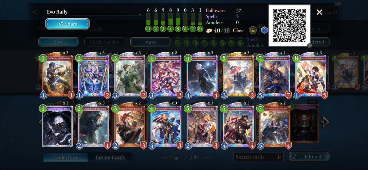 oscmanga's tweet photo. Made it to GM using a mix of Pure Rally and Evo Rally Sword, and also Unlimited Ward Haven.

I think Pure Rally is generally better, but Evo feels stronger in the mirror. Also imo Naht &amp; Vince > Cesar.

#shadowverseworldsbeyond #シャドバWB https://t.co/p5FsbpoWgP