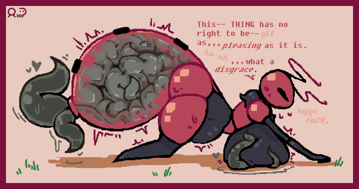 MeatballBCrumb's tweet photo. More self indulgent tentacle parasite art ft. @AddictiveHoles :3 https://t.co/i5S9lNkTfD