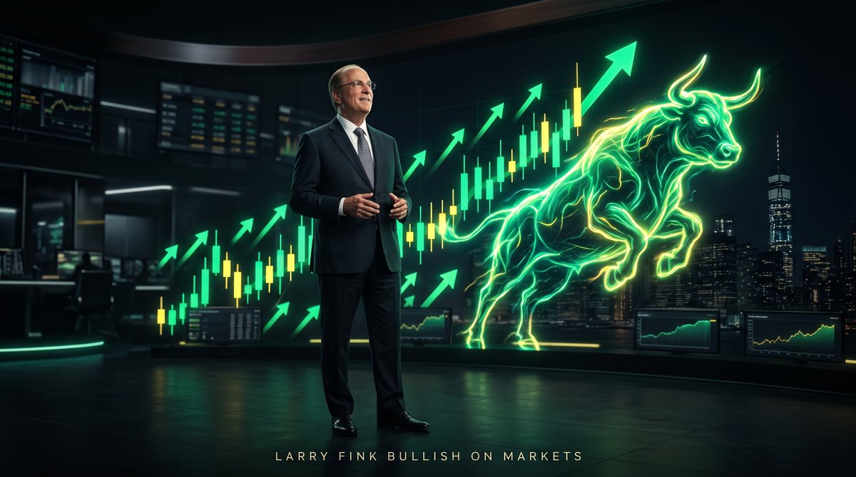 VAYLAOfficial_'s tweet photo. 🇺🇸 BlackRock CEO Larry Fink remains bullish on markets over the next 12 months.

Despite Bitcoin correcting from $126K to around $60K, Fink sees further upside ahead.

When the world's largest asset manager speaks, markets pay attention.
#BTC #Bitcoin #BlackRock https://t.co/xHUa1sEYmd