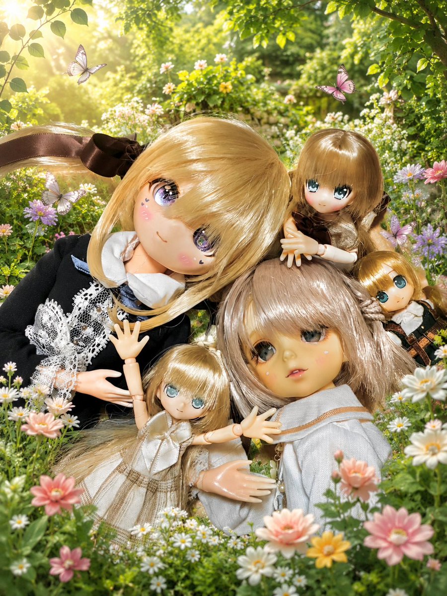 irus_Doll's tweet photo. 以前、友達と撮影した時のお写真です✨
背景、チャッピーに出してもらいました!!
���、可愛くて個人的に大好きな写真です(,,>᎑<,,)💕︎︎
 #うちのこかわいい
 #よそのこかわいい https://t.co/R9CbqVkawW