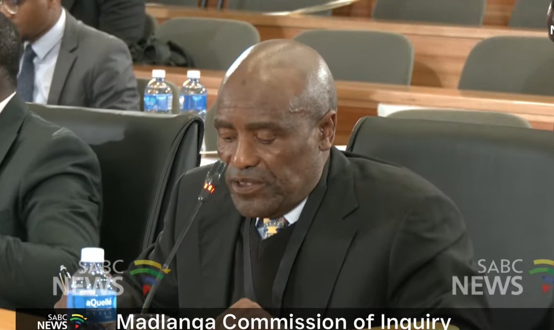 sile_siba's tweet photo. Our sensational interpreter Mr Vusimuzi Carthworh Nkabinde. My lord there by #SenzoMeyiwaTrial should hire this one, plus Jonas is tired and Buti Fiso doesn't like the way he interprets  #MadlangaCommission https://t.co/KkhcmI2BJk
